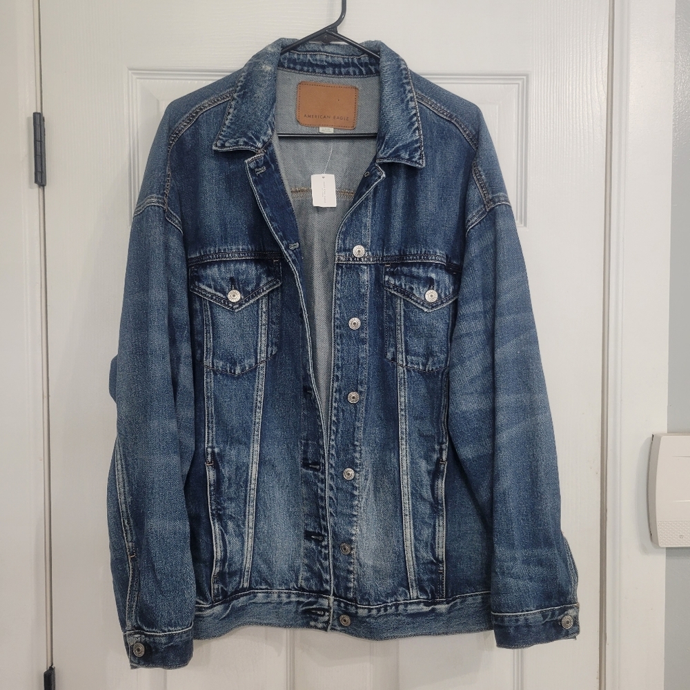 NWT American Eagle denim Jean jacket size XL